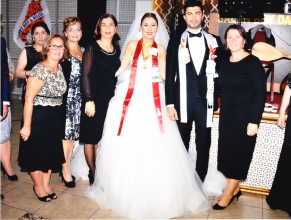 Çağdaş ve Saygı evlendiler