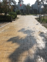 Eskitme taş desenli yollarımız tamamlandı